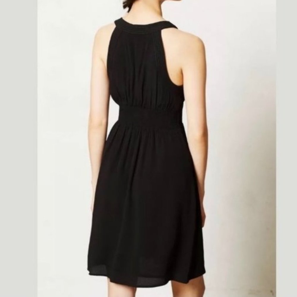 Anthropologie HD In Paris Black Ennis Flare Dress - Picture 2 of 12
